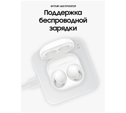 Беспроводные наушники Samsung Galaxy Buds2 в белом цвете