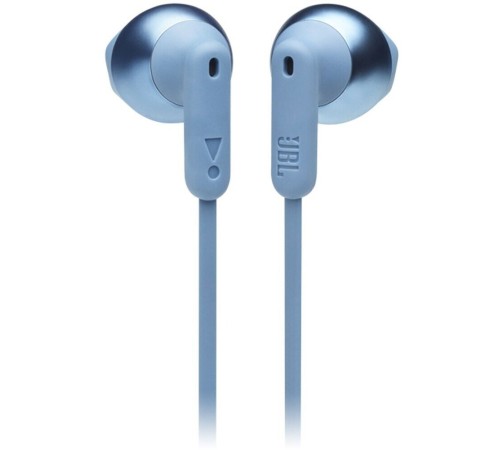 Беспроводные наушники JBL 215BT синего цвета — качественный звук в каждом треке.