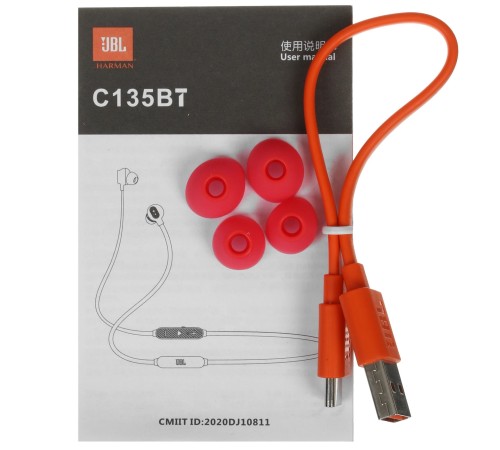 Беспроводные наушники JBL Tune 135BT Red, красный