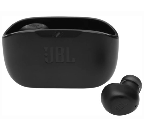 Беспроводные наушники JBL Wave Buds в чёрном цвете: качественный звук в каждом движении