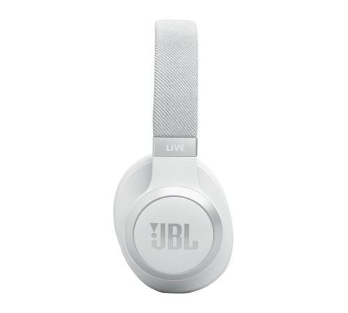 Беспроводные наушники JBL Live 770NC белого цвета — комфорт и качество звука в каждом треке.