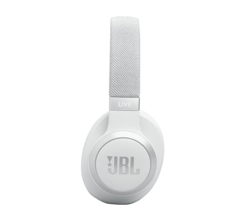 Беспроводные наушники JBL Live 770NC белого цвета — комфорт и качество звука в каждом треке.