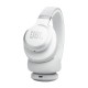 Беспроводные наушники JBL Live 770NC белого цвета — комфорт и качество звука в каждом треке.