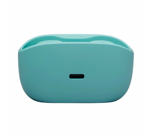 Беспроводные наушники JBL Wave Buds 2 синего цвета — стильный выбор для музыки и звонков.