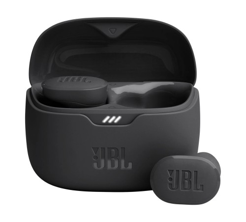 Беспроводные наушники JBL Tune Buds в чёрном цвете: качественный звук в каждом движении.