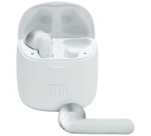 Беспроводные наушники JBL Tune 225 TWS белого цвета — стильный выбор для музыки на ходу.