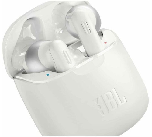 Беспроводные наушники JBL Tune 225 TWS белого цвета — стильный выбор для музыки на ходу.
