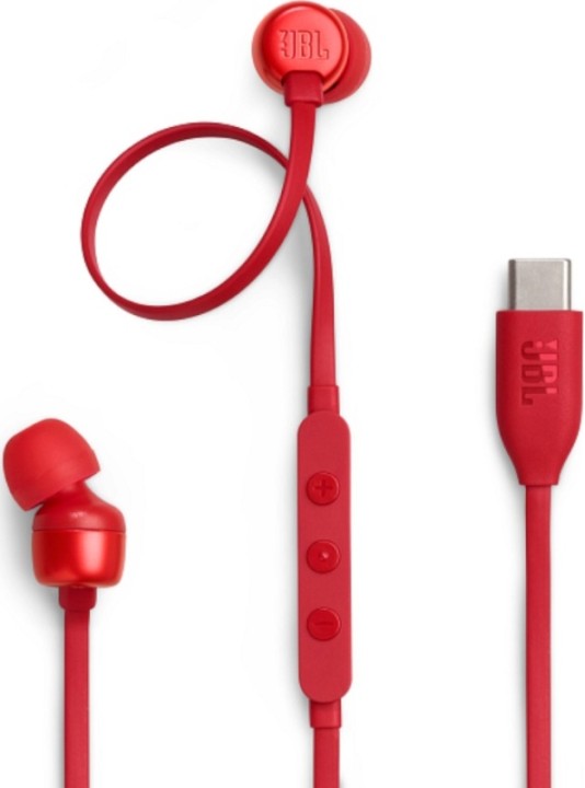Проводные наушники JBL Tune 310C (JBLT310CRED), красный