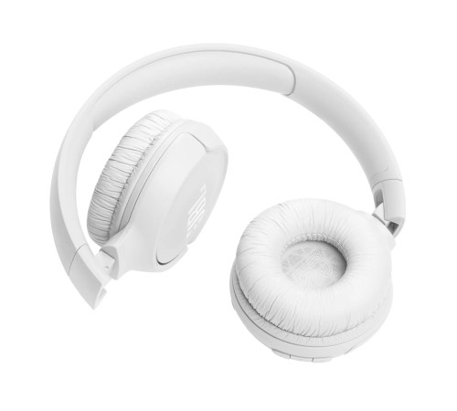 Беспроводные наушники JBL Tune 520BT белого цвета — стильный выбор для музыки.
