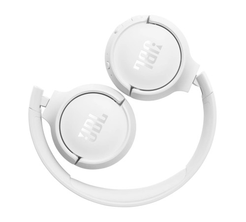 Беспроводные наушники JBL Tune 520BT белого цвета — стильный выбор для музыки.