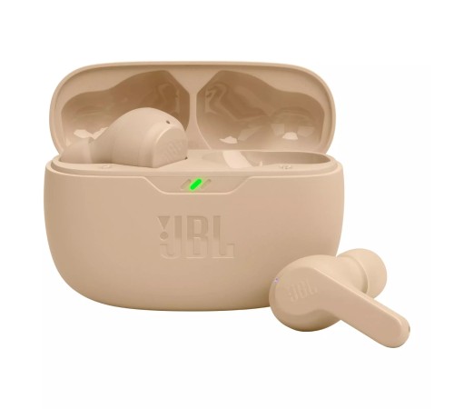 Беспроводные наушники JBL Wave Beam Beige: качественный звук в бежевом дизайне