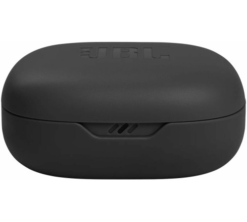 Беспроводные наушники JBL Wave Flex чёрного цвета — стильный выбор для музыки.