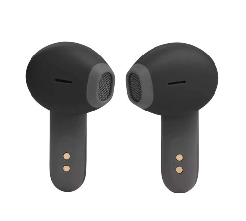 Беспроводные наушники JBL Wave Flex чёрного цвета — стильный выбор для музыки.