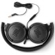 Наушники JBL Tune 500 в чёрном цвете — отличный выбор для меломанов