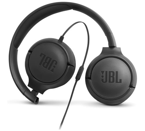 Наушники JBL Tune 500 в чёрном цвете — отличный выбор для меломанов