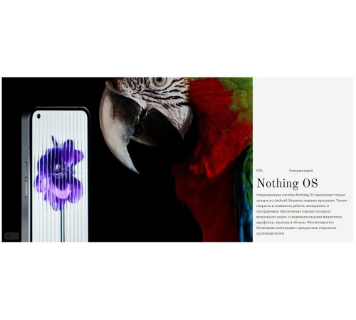Чёрный смартфон Nothing Phone (1) 12/256 ГБ, Dual nano SIM