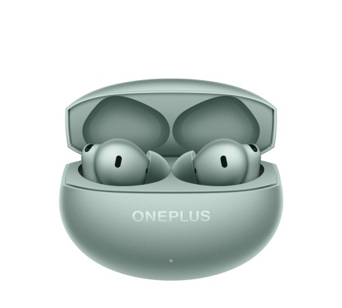 Беспроводные наушники OnePlus Buds 4 в зеленом цвете — стильный выбор для ценителей качества.
