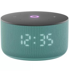 Умная колонка Яндекс Станция Мини 3 (с часами) с Алисой, бирюзовый