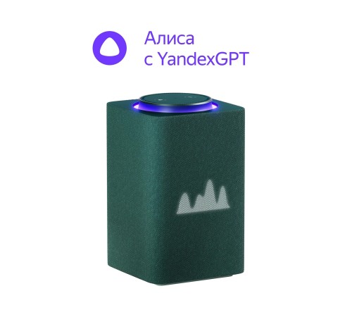 Умная колонка Яндекс Станция Макс с Zigbee YNDX-00053Z в зелёном цвете