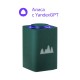 Умная колонка Яндекс Станция Макс с Zigbee YNDX-00053Z в зелёном цвете