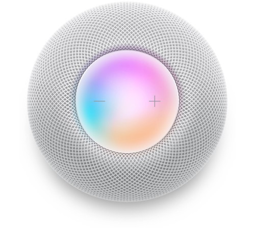 Умная колонка Apple HomePod mini белого цвета — ваш идеальный музыкальный помощник.