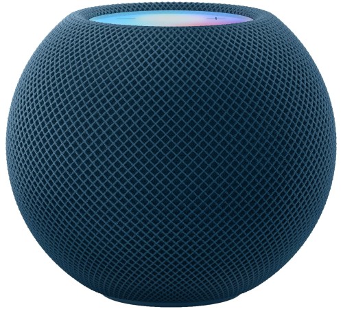 Умная колонка Apple HomePod mini в синем цвете: ваш идеальный музыкальный спутник.