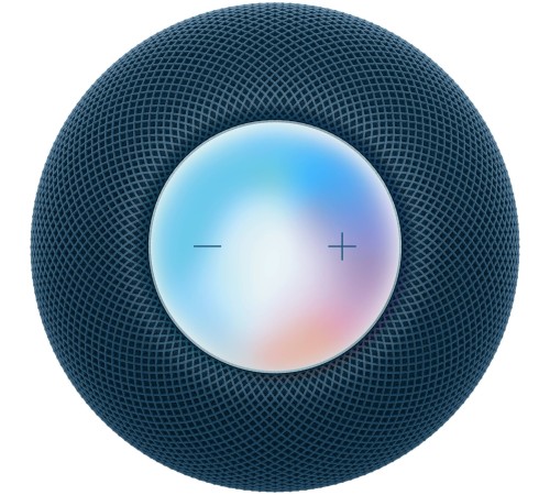 Умная колонка Apple HomePod mini в синем цвете: ваш идеальный музыкальный спутник.