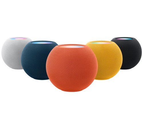 Желтая умная колонка Apple HomePod mini