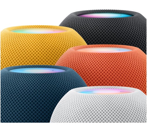 Желтая умная колонка Apple HomePod mini
