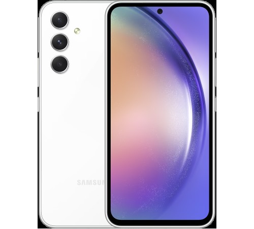 Смартфон Samsung Galaxy A54 5G 8/256 ГБ в белом цвете — две nano-SIM