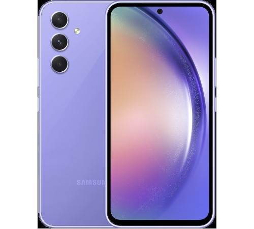 Смартфон Samsung Galaxy A54 5G 8/256 ГБ RU, 2 nano SIM в лавандовом цвете