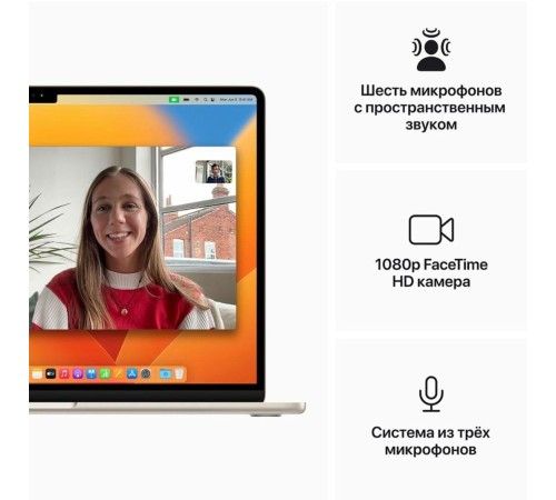 MacBook Air 15.3 2023 MQKX3: мощный ноутбук Apple в цвете Midnight