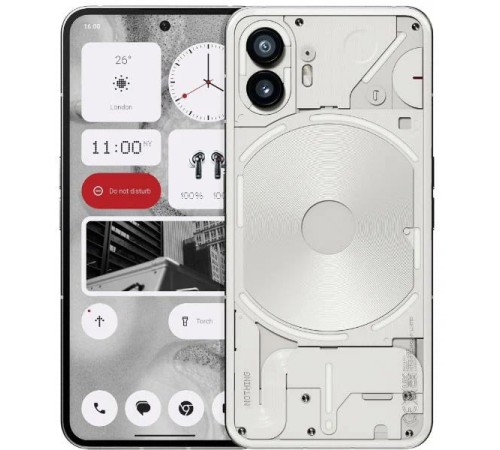 Белый смартфон Nothing Phone (2) 12/512 ГБ, Dual nano SIM