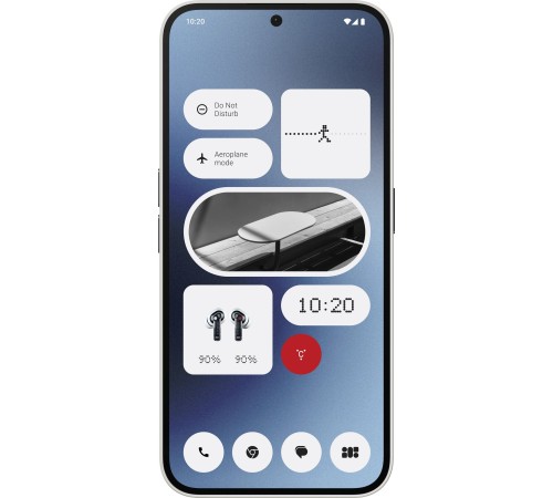 Ничего Phone 2a 12/256 ГБ, Dual nano SIM — стильный белый смартфон
