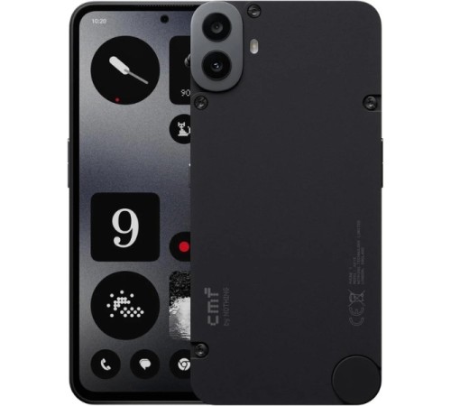 Чёрный смартфон Nothing CMF Phone 1 8/256Gb, EU, Dual nano SIM Чёрный смартфон Nothing CMF Phone 1 8/256Gb, EU, Dual nano SIM