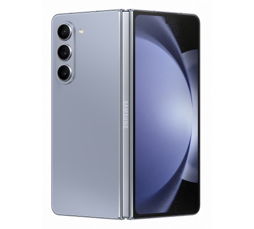 Смартфон Samsung Galaxy Z Fold5 12/256 ГБ, Dual: nano SIM + eSIM — элегантный голубой складная модель.