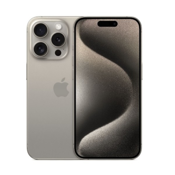 Смартфон Apple iPhone 15 Pro 128GB, Dual: nano SIM + eSIM, Natural Titanium