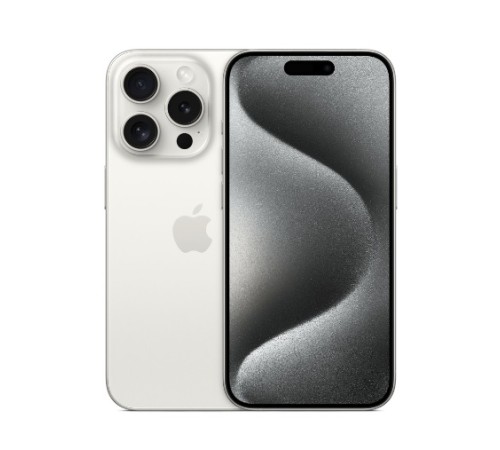 iPhone 15 Pro 128GB в белом титане: двойная сим-карта (nano SIM + eSIM)