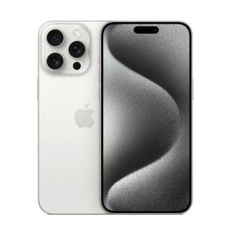 Смартфон Apple iPhone 15 Pro Max 1TB, Dual: nano SIM + eSIM, White Titanium