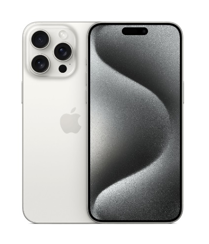 Смартфон Apple iPhone 15 Pro Max 256GB, Dual: nano SIM + eSIM, White Titanium