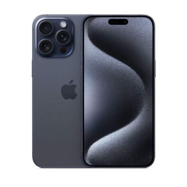 Смартфон Apple iPhone 15 Pro Max 512GB, Dual: nano SIM + eSIM, Blue Titanium