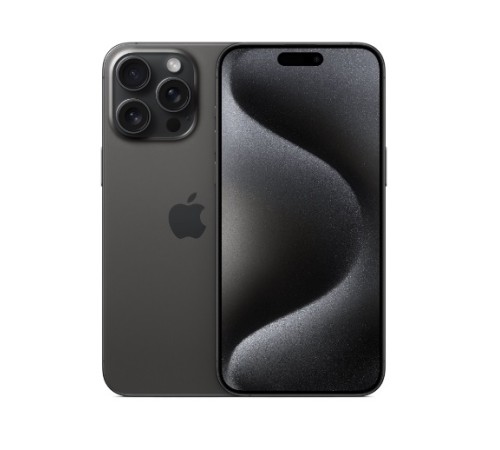 Смартфон Apple iPhone 15 Pro Max 1 ТБ в цвете Black Titanium: двойная система связи (nano SIM + eSIM)