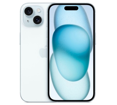 Синий смартфон Apple iPhone 15 128 ГБ, Dual nano SIM