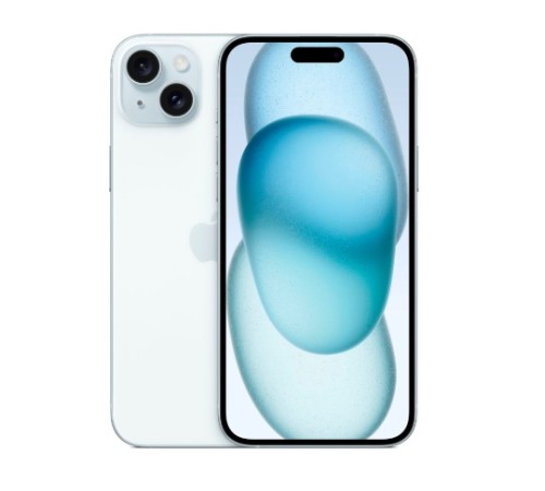 Синий смартфон Apple iPhone 15 Plus 256 ГБ с поддержкой Dual SIM (nano SIM + eSIM)