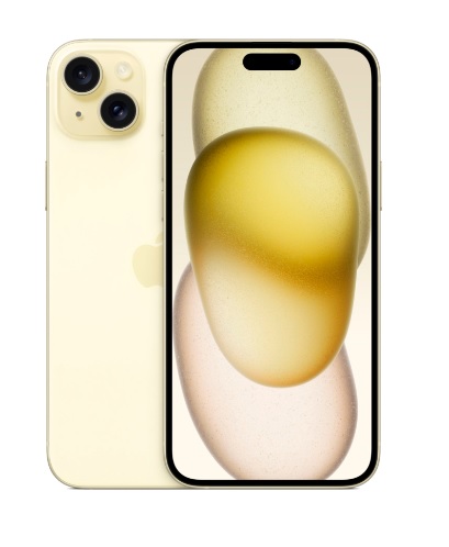 Смартфон Apple iPhone 15 Plus 128ГБ, Dual eSIM, желтый