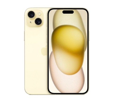 Желтый смартфон Apple iPhone 15 Plus 128 ГБ с Dual eSIM