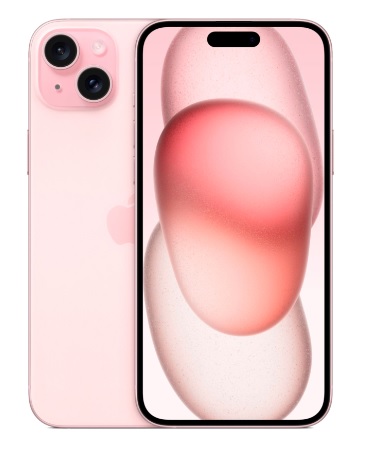 Смартфон Apple iPhone 15 Plus 256ГБ, Dual nano SIM, розовый