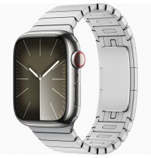 Apple Watch Series 8 41mm Silver Stainless Steel Case with Silver Link Bracelet