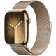 Apple Watch Series 9 45mm Gold Stainless Steel with Milanese Loop
