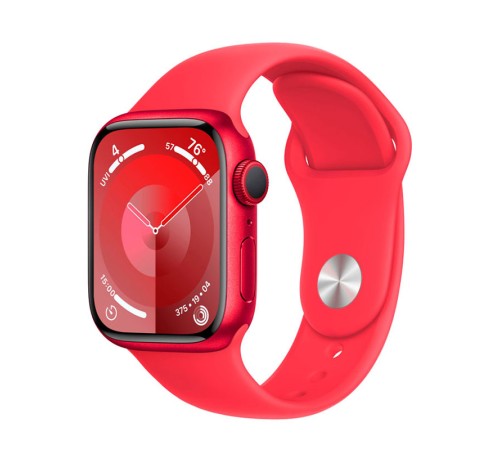 Новые Apple Watch S9 41 мм в красном алюминиевом корпусе (размер S/M)